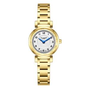 Lee Cooper Womens Watches: Lee Cooper Elegance Silver Dial Gold Watch - LC08270.130