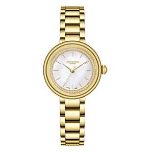 Lee Cooper Classic White MOP Dial Gold Watch - LC08279.120