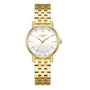 Lee Cooper Womens Watches: Lee Cooper Fashion Classic White Dial Gold Watch - LC08297.130