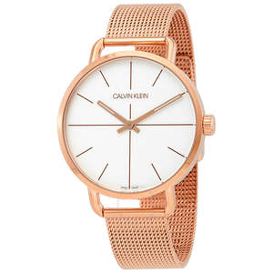 Out Of Stock: Calvin Klein Even Quartz Silver Dial Ladies Watch K7B21626