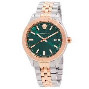 Sync Instock: Versace Hellenium Quartz Green Dial Men's Watch VEVK01324