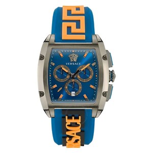 Versace Dominus Chronograph Quartz Blue Dial Men's Watch VE6H00323