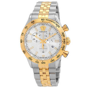 Sync Instock: Versace Chronograph Quartz Silver Dial Men's Watch VE2U00422