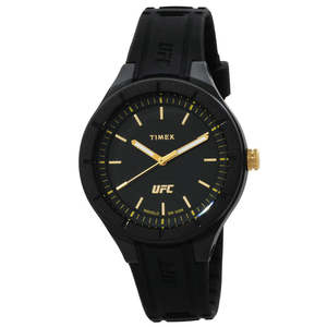 Timex UFC Shogun Black Dial Black Rubber Women's Watch TW2V56900