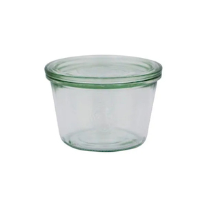 Weck 370ml Glass Jar with Glass Lid Classic Preserve Jar