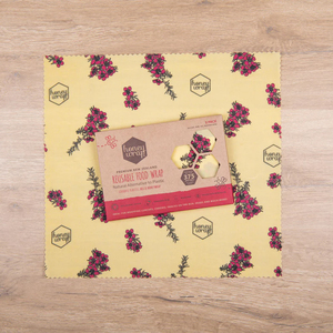 Food Wraps – Eco Friendly Water Bottles & LunchWare: HoneyWrap 5pk Pink Manuka - Kitchen Sorter Set