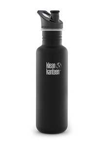 Klean Kanteen - Stainless Steel Water Bottle - Black 800ml