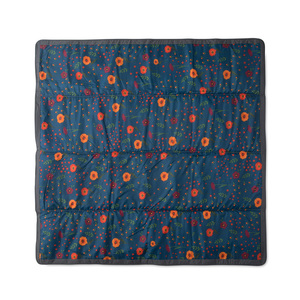 Products: Little Unicorn Outdoor Picnic Blanket 5 x 5 - Midnight Poppy