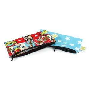Baggies & Pockets: Bumkins DC Comics Small Snack Bag 2pk - Wonder Woman