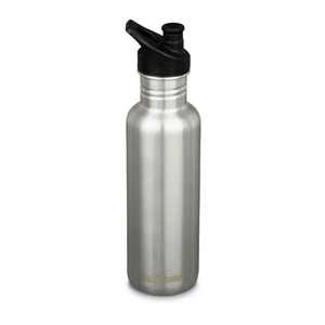 Classic or Standard mouth lids for stainless drinking bottles: Klean Kanteen Water Drink Bottle - Brushed Stainless 800ml