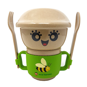 ECO Lunchware: Munch Eco Hero Dinnerset 5 piece. Biodegradable