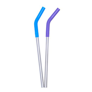 Klean Kanteen Stainless Steel Straw 2pk - Blue & Purple