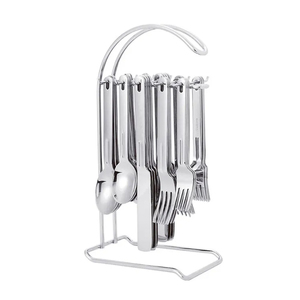 Products: Supreme Stainless Steel 20pc Cutlery Set on Stand