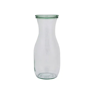 Weck 530ml Glass Flask with Glass Lid