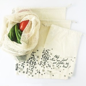 Bargains Clearance Pick up a bargain while it lasts: Green Essentials Certified Organic Produce Bags – Set of 4