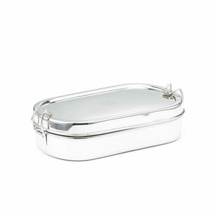 ECO Lunchware: Meals in Steel Single Layer Oval Lunchbox