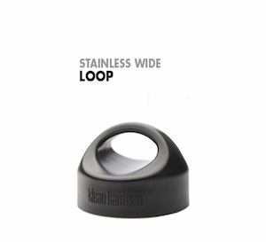 Water Bottle: Klean Kanteen, Wide Stainless Loop Cap