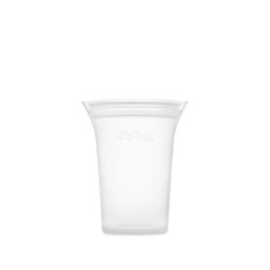 Bargains Clearance Pick up a bargain while it lasts: Zip Top Silicone Small Cup 237ml - Frost For snacks, sides, travel