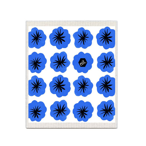 Bargains Clearance Pick up a bargain while it lasts: NIL Eco Dishcloth - Blue Flower