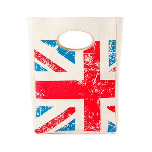 Fluf Organic Cotton UK Union Jack Lunch bag