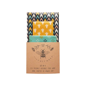 ECO Lunchware: LilyBee Wrap Set of 3 - Desert Road
