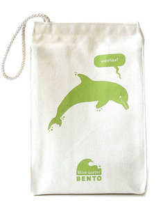 Products: ECOlunchbox Blue Water Bento Lunchbag – Green Dolphin