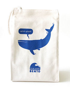 ECOlunchbox, Blue Water Bento, Lunchbag - Blue Whale