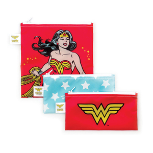 Bumkins DC Comics 3pk Snack Bag Combo - Wonder Woman