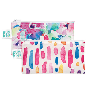 Bumkins Small Snack Bag 2pk - Watercolour