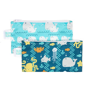 Baggies & Pockets: Bumkins Small Snack Bag 2pk - Sea Friends