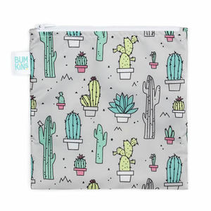 Bumkins Large Snack / Sandwich Bag - Cactus