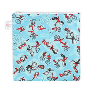 Bumkins Large Snack / Sandwich Bag - Dr Seuss Cat in the Hat