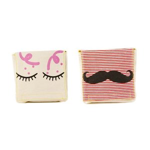 Baggies & Pockets: Fluf Organic Cotton Stashes Snack Bag 2 Pack