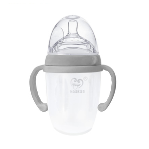 Baby Bottles & Sippys Stainless Steel, BPA free Baby Bottles & Sippys: Haakaa Generation 3 Silicone Baby Bottle 250ml Grey