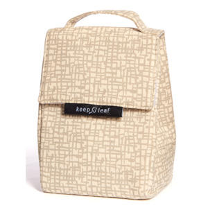 ECO Lunchware: Keep Leaf Cotton, Insulated, Mesh Lunch bag