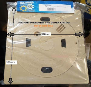 Waterco Skimmer SP5000 Lid and Ring Square surround