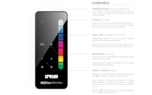 Lighting: Spa Electrics lights - IRIS Remote controller system