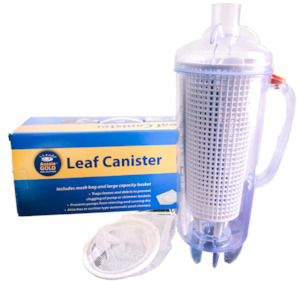 Accessories Pools And Spas: Aussie Gold - Leaf Canister with Heavy duty basket