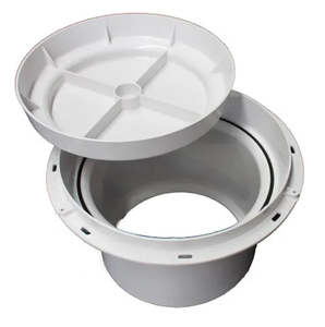 Hydrostat with plate for concrete pools