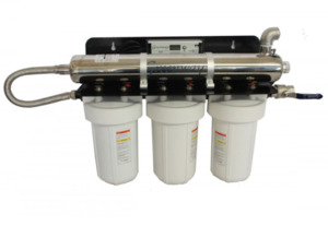 Greenway - UV Unit with 3 x 10in Filters Complete UVGW-OPT3-D