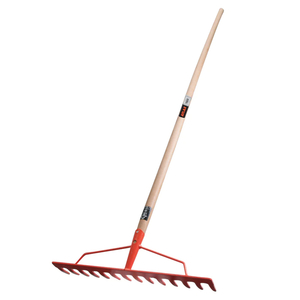 Atlas Trade Hardwood FSC Handle 14T Braced Garden Rake - Waterford Painting &amp&hellip;