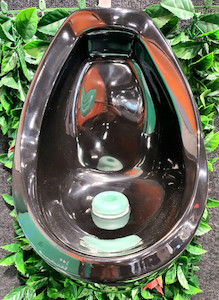 Custom made fibreglass Urinal Black (or any colour) Waterless