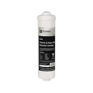 Filtration: Puretec Inline Fridge Filter Cartridge, 10 1/4