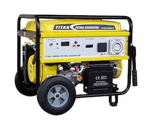 Pumps: Titan 10000E-3 8.4kw 3 Phase Petrol Generator