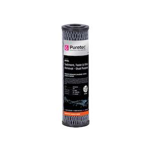 Puretec Dual Purpose Carbon Filter 10" Std 10mic