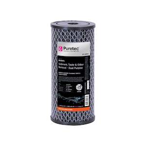 Puretec Dual Purpose Carbon Filter 10" Jumbo 10mic
