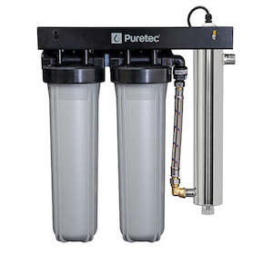 WU-UV200 20”, 1” connection, Filtration & UV with Reversible Mounting Frame