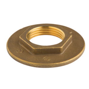 Brass Fittings: Brass Back Nut with Wide Flange