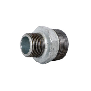 Galvanised Reducing Hex Nipple