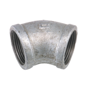 Galv Fittings: Galvanised Elbow 45* Female x Female